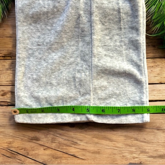 GOOD AMERICAN High Waist Heather Grey Sweatpants - Size 1 / Small - Picture 12 of 14